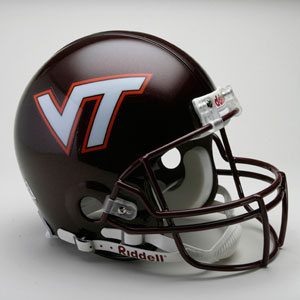 Virginia Tech Hokies Full Size Authentic Riddell Proline Helmet